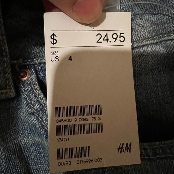 NWT H&M Divided distressed jean shorts - Picture 4 of 4